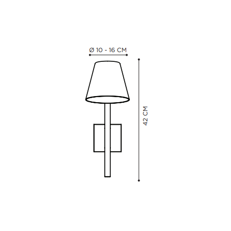 Royal Botania Parker Wall lamp