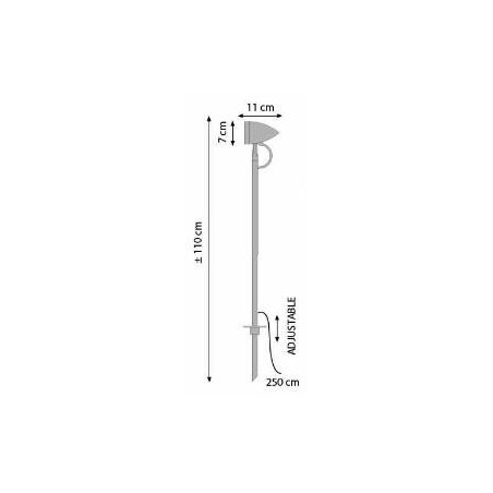 Royal Botania Bullet Bollard 110 cm