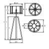 Royal Botania Club Lounge Floor lamp - LED