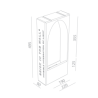 BRICK IN THE WALL Moor Large 2 IP54 Outdoor LED 800LM 230VAC