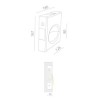 BRICK IN THE WALL Mouse + LED DIM 100LM IP20
