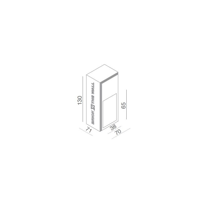 BRICK IN THE WALL Nano LED DIM 100LM IP54 Outdoor