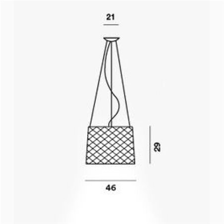 Foscarini Twiggy Grid Susp. 10M Garden Lighting