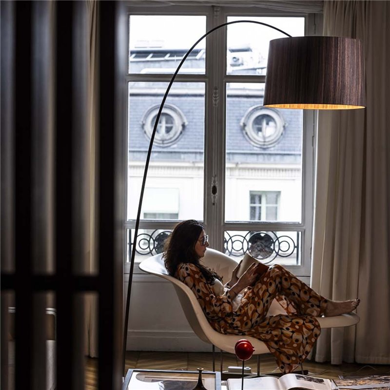 Foscarini Twiggy Elle Rosewood Floor Stehlampe