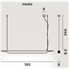 Foscarini Troag Media Led Mylight Susp. 10M Suspension Lamp