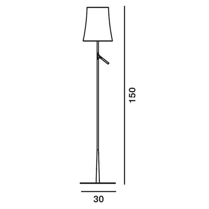 Foscarini Birdie Reading Led Stehlampe