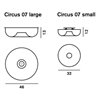 Foscarini Circus Small ceiling lamp / wall lamp