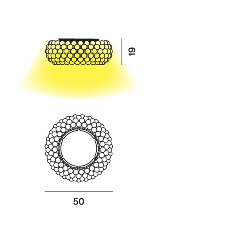 Foscarini Caboche Plus Led Deckenlampe