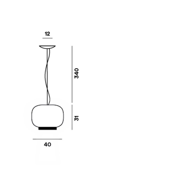 Foscarini Chouchin Reverse 1 Led Dimmable Hängelampe