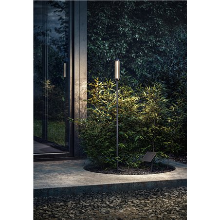 IP44 Reed M Solar Garden Bollard Light