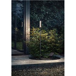 IP44 Reed L Solar Garden Bollard Light