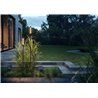 IP44 Reed L Solar Garden Bollard Light