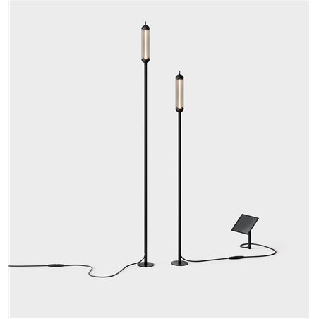 IP44 Reed L Solar Garden Bollard Light