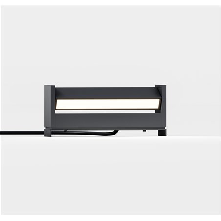 IP44 Slat Spike Garden Bollard Light