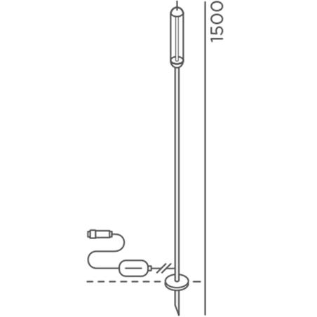 IP44 Reed M Connect Garden Light