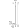 IP44 Reed L Connect Garden Light