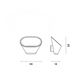 Foscarini Aplomb R7S Wall Wall Lamp