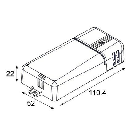Modular LED Gear 250-900mA 13-20W 1-10V/pushdim AM