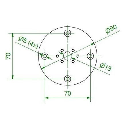 Modular Baseflange 90