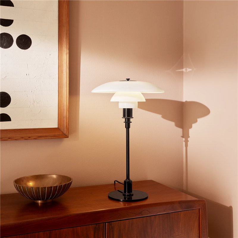 Louis Poulsen Ph 3½-2½ Glass Table Tischlampe