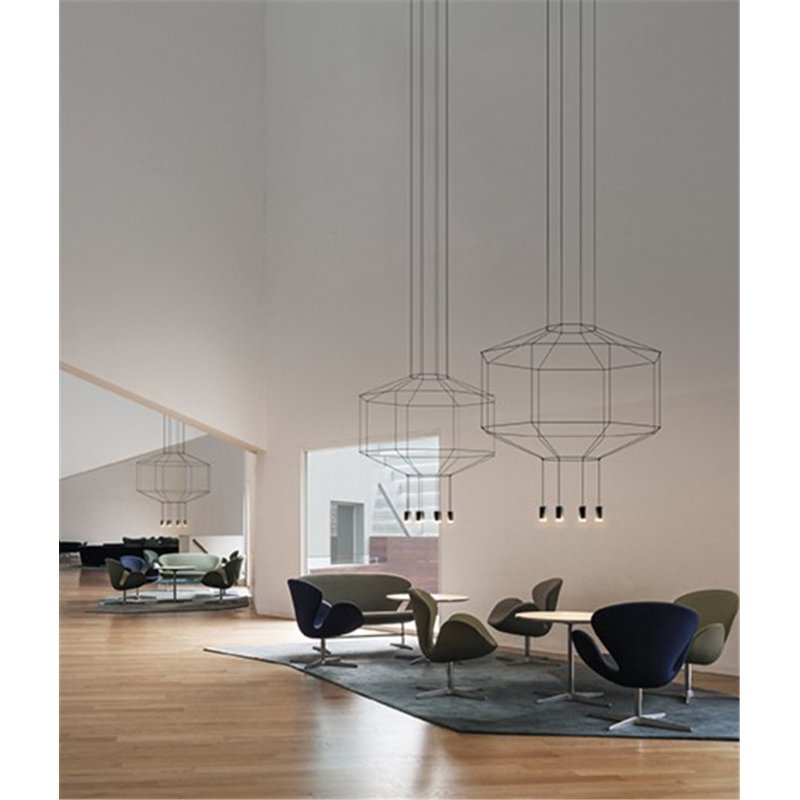 Vibia Wireflow Octagonal 55 - Hängelampe
