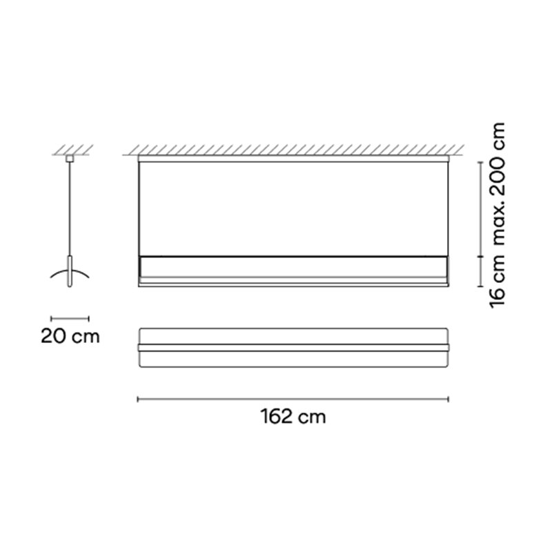 Vibia Kontorno Open 162 - 6438 Hängelampe