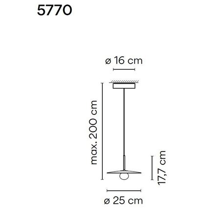 Vibia Tempo 25 suspension lamp