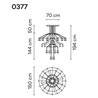 Vibia Wireflow Chandelier 194 suspension lamp