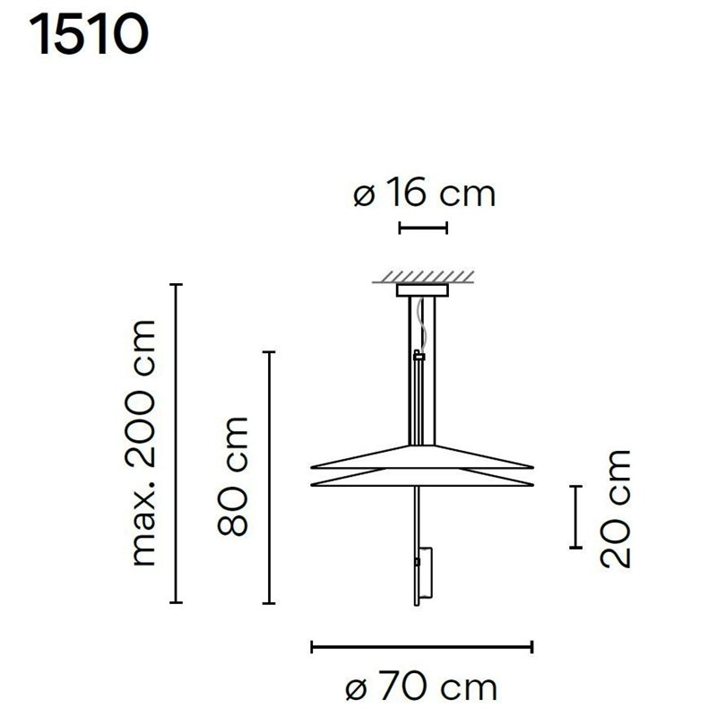 Vibia Flamingo 2X Small suspension lamp