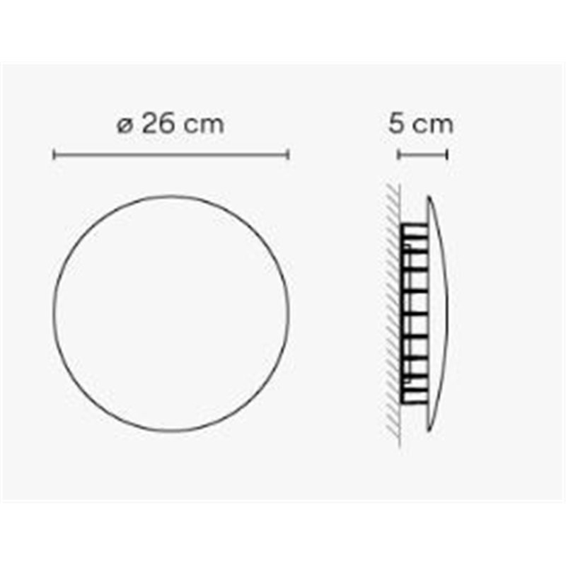 Vibia Meridiano 5 - 4720 Wandlampe