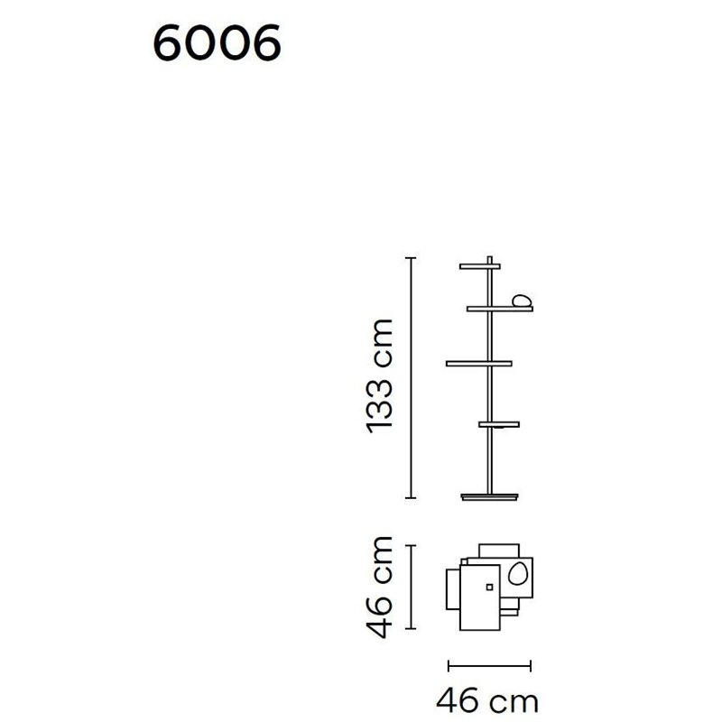 Vibia Suite 133 Glass Diffuser floor lamp