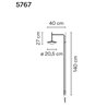 Vibia Tempo 40 Recessed wall lamp