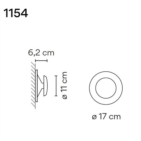 Vibia Top 17 wall lamp