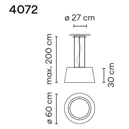 Vibia Wind 30 suspension lamp