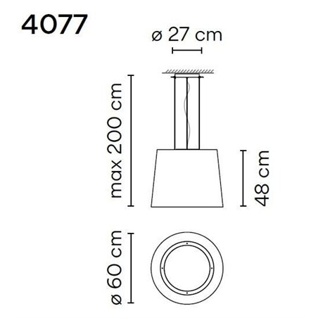 Vibia Wind 48 suspension lamp