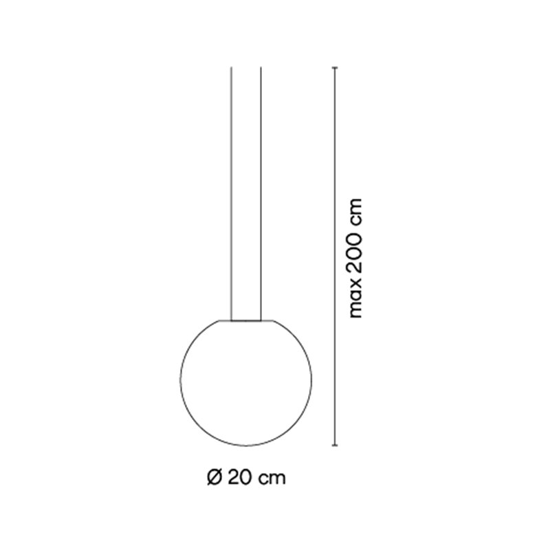 Vibia Circus Pendant Ø 20 cm - 0162 Leuchte für Schienenbeleuchtung