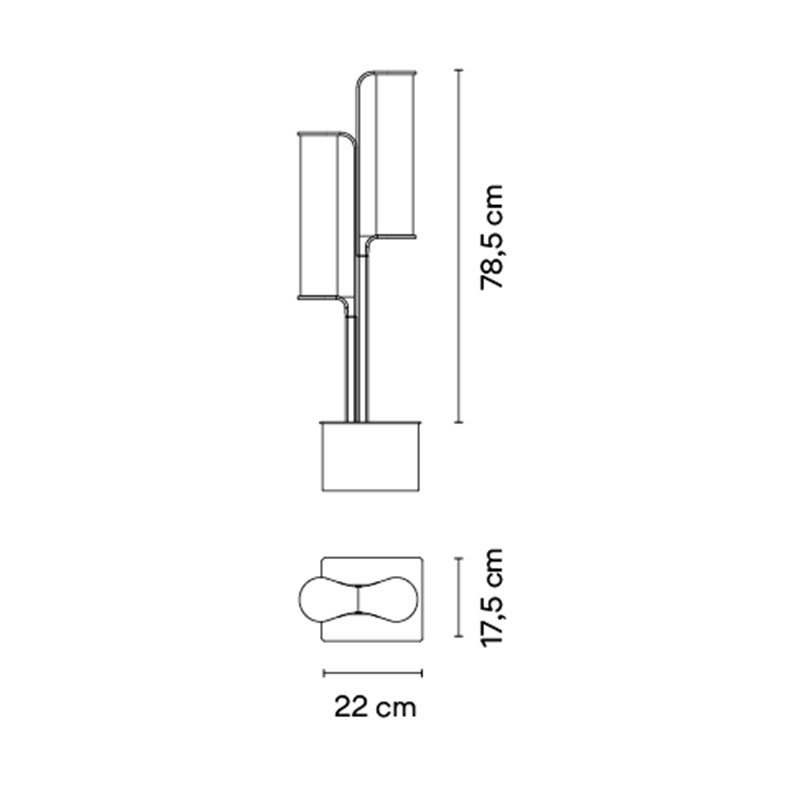Vibia Class 2x - 2805 Pollerleuchte