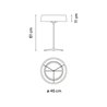 Vibia Dama Ø 45 cm - 3225 table lamp