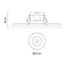 Vibia Circle Trimless Medium Ø 6 cm - 3313 recessed spot