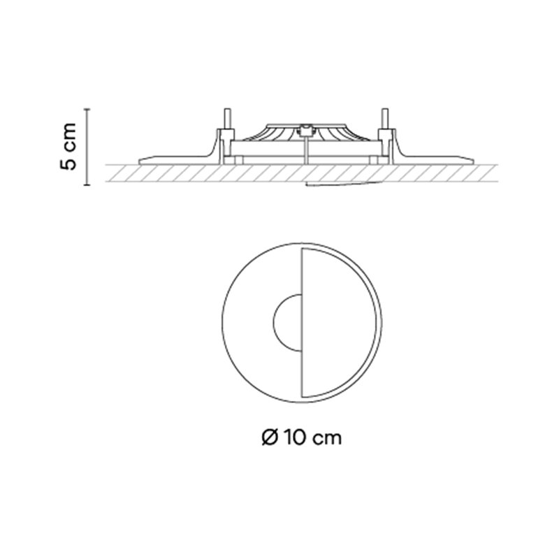 Vibia Circle Trimless Ø 10 cm - 3353 Deckenlampe