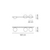 Vibia Palma 120 cm - 3704 wall lamp