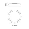 Vibia Bigger Ø 84 cm - 3905 ceiling lamp