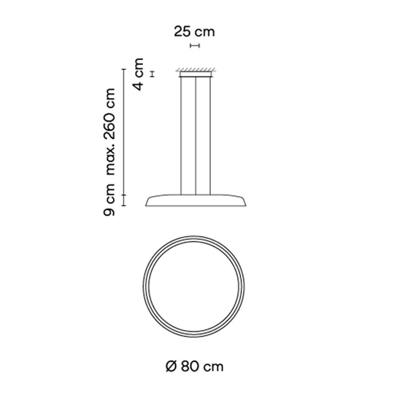 Vibia Bigger Ø 80 cm - 3920 Hängelampe