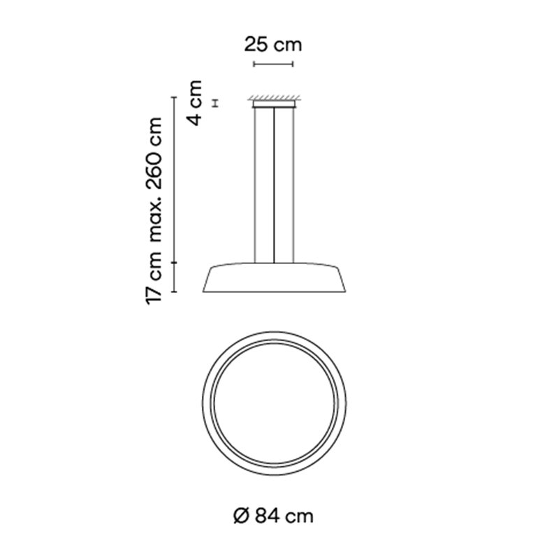 Vibia Bigger Ø 84 cm - 3925 Hängelampe