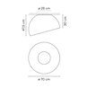 Vibia Duo Petra ø 70 cm x 47,5 cm - 4881 ceiling lamp