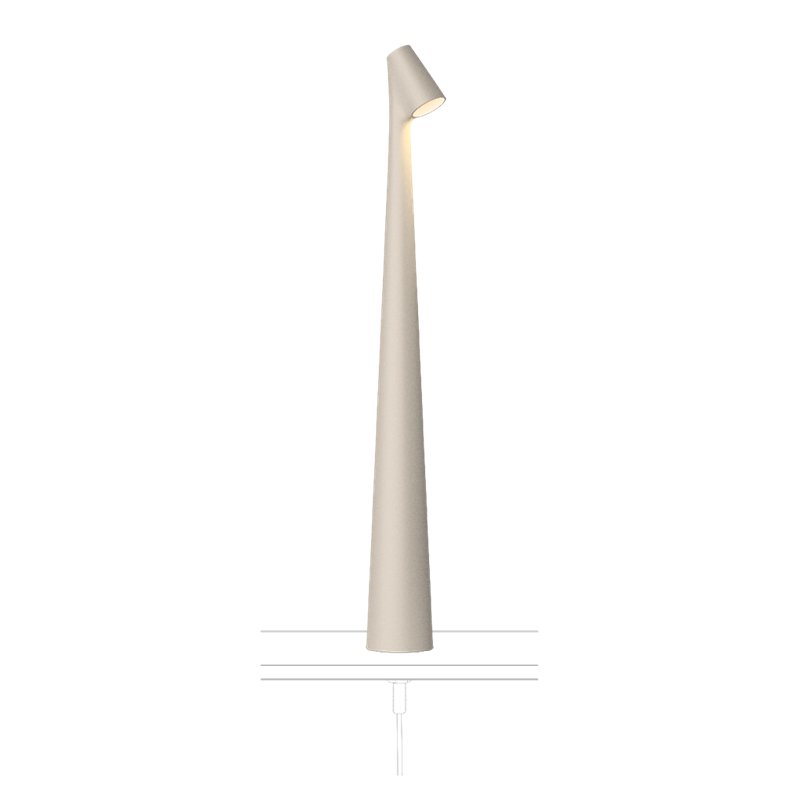 Vibia Africa Bolt-down Ø 5 x 45 cm - 5590 Tischlampe