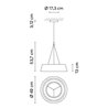 Vibia Lily Ø 49 cm - 5730 suspension lamp