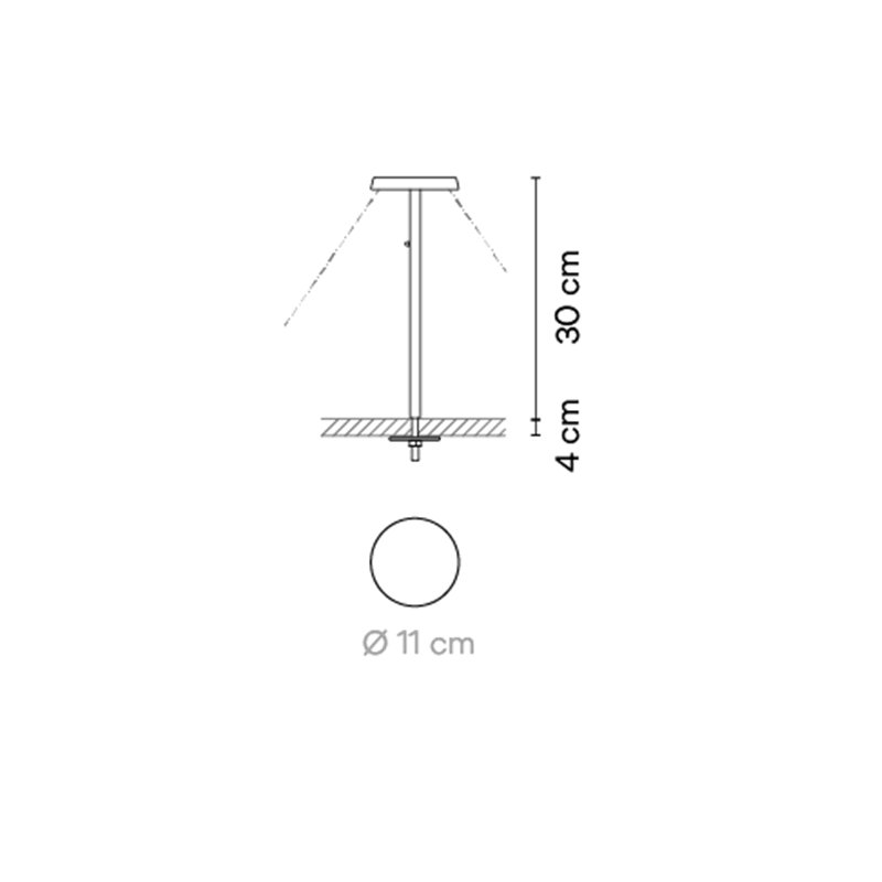 Vibia Flat 30 Bolt-down - 5972 Tischlampe