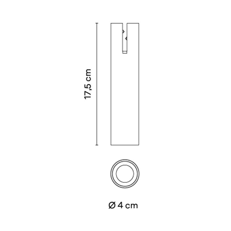 Vibia Bind Downlight Ø 4 cm Medium - 6524 Leuchte für Schienenbeleuchtung