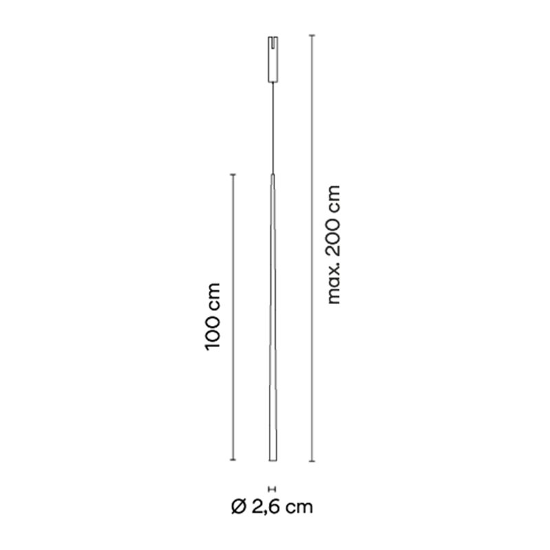 Vibia Bind Black Pincer Ø 2,6 cm - 6570 Leuchte für Schienenbeleuchtung